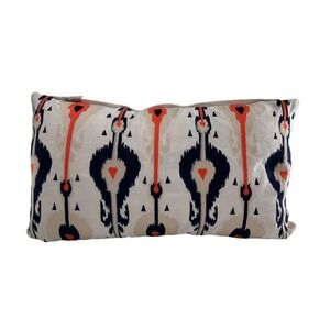 Devi Designs Santorini Emb Ikat Decorative Pillow 14x23 Southwestern Bohemian